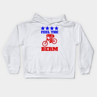 Bernie Sander Mountain Bike Kids Hoodie